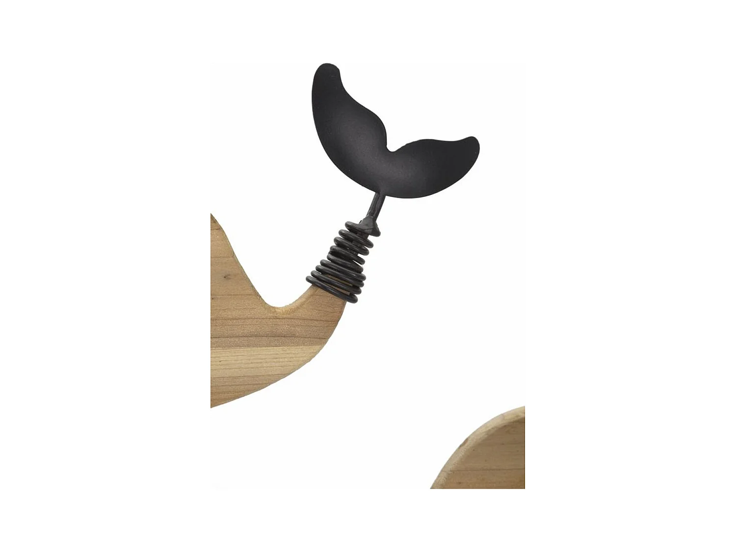 Dekoracja z Metalu i Drewna Ryba 9, Wielokolorowy, 56x2x60 cm, Epikasa