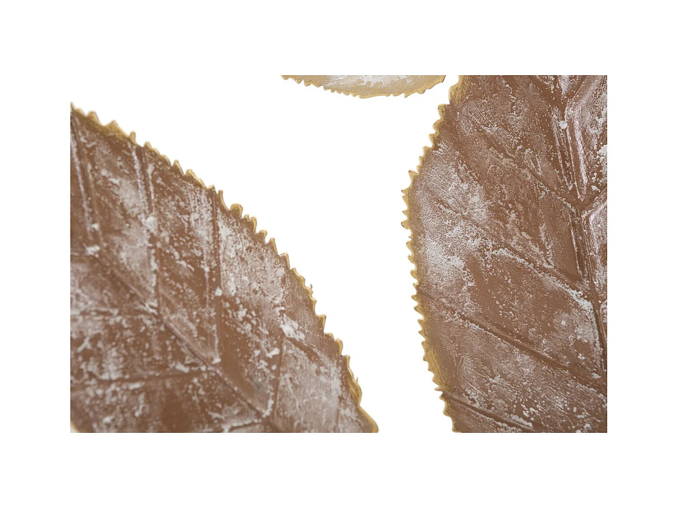 Metalowa Dekoracja 3D Liść 30, Wielokolorowy, 66x5x116,8 cm, Epikasa