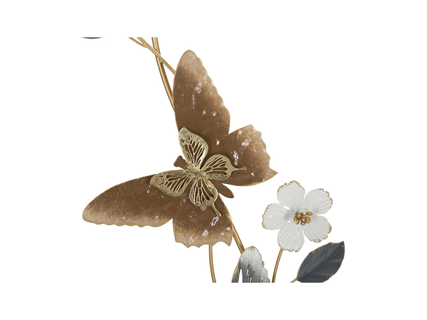 Décoration 3D en Métal Papillon 14, Multicouleur, 45,1x5,1x87,6 cm, Seven Design