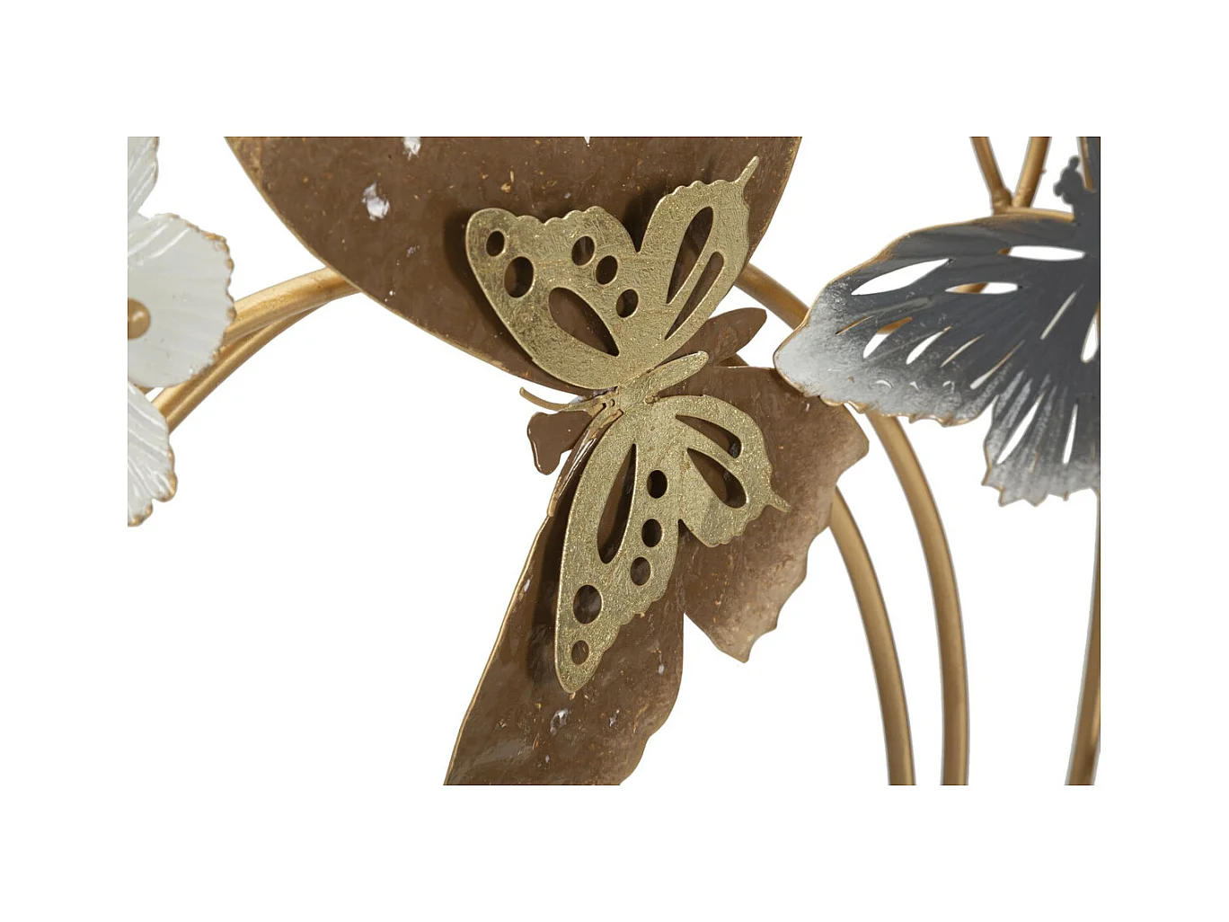 Décoration 3D en Métal Papillon 14, Multicouleur, 45,1x5,1x87,6 cm, Seven Design