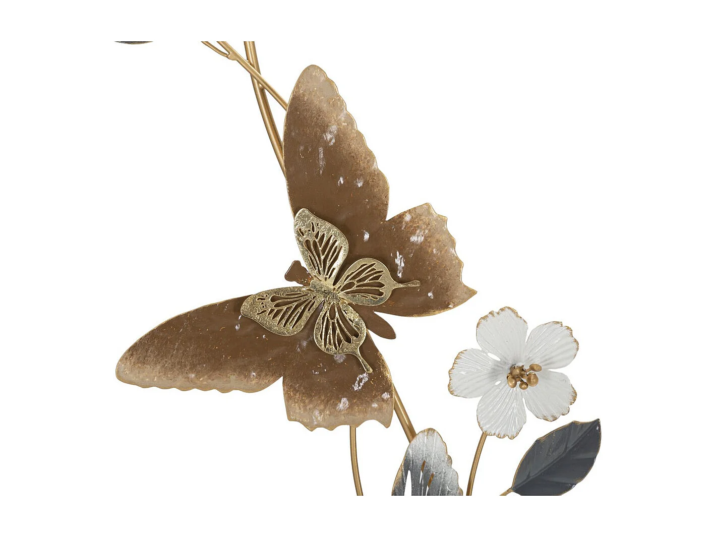 Metalowa Dekoracja 3D Motyl 14, Wielokolorowy, 45,1x5,1x87,6 cm, Seven Design