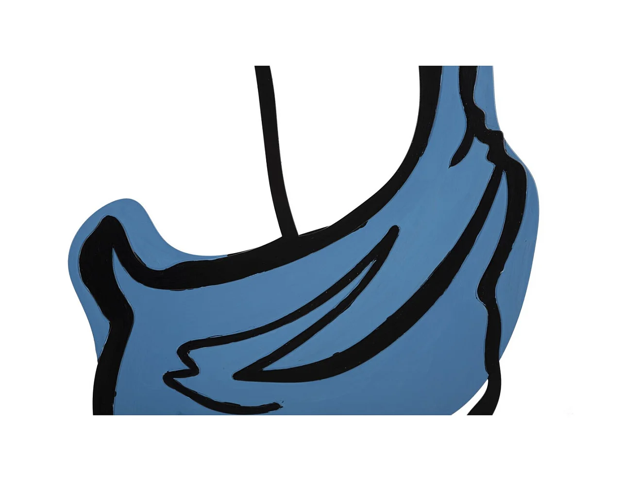 Metalowa Dekoracja 3D Afro, Wielokolorowy, 60x1,3x80 cm, Epikasa