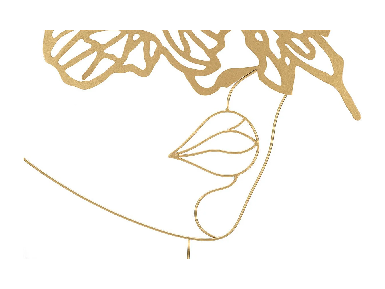 Décoration en Métal MF31, Or, 60x1x80 cm, Seven Design