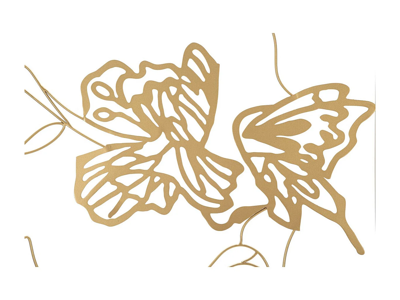 Décoration en Métal MF31, Or, 60x1x80 cm, Seven Design