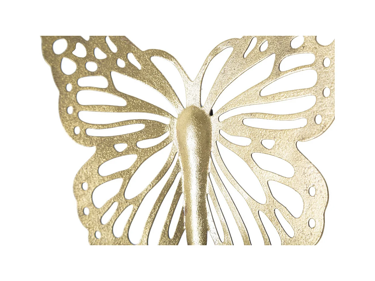 Décoration 3D en Métal Papillon 16, Or, 35x2x29 cm, Seven Design