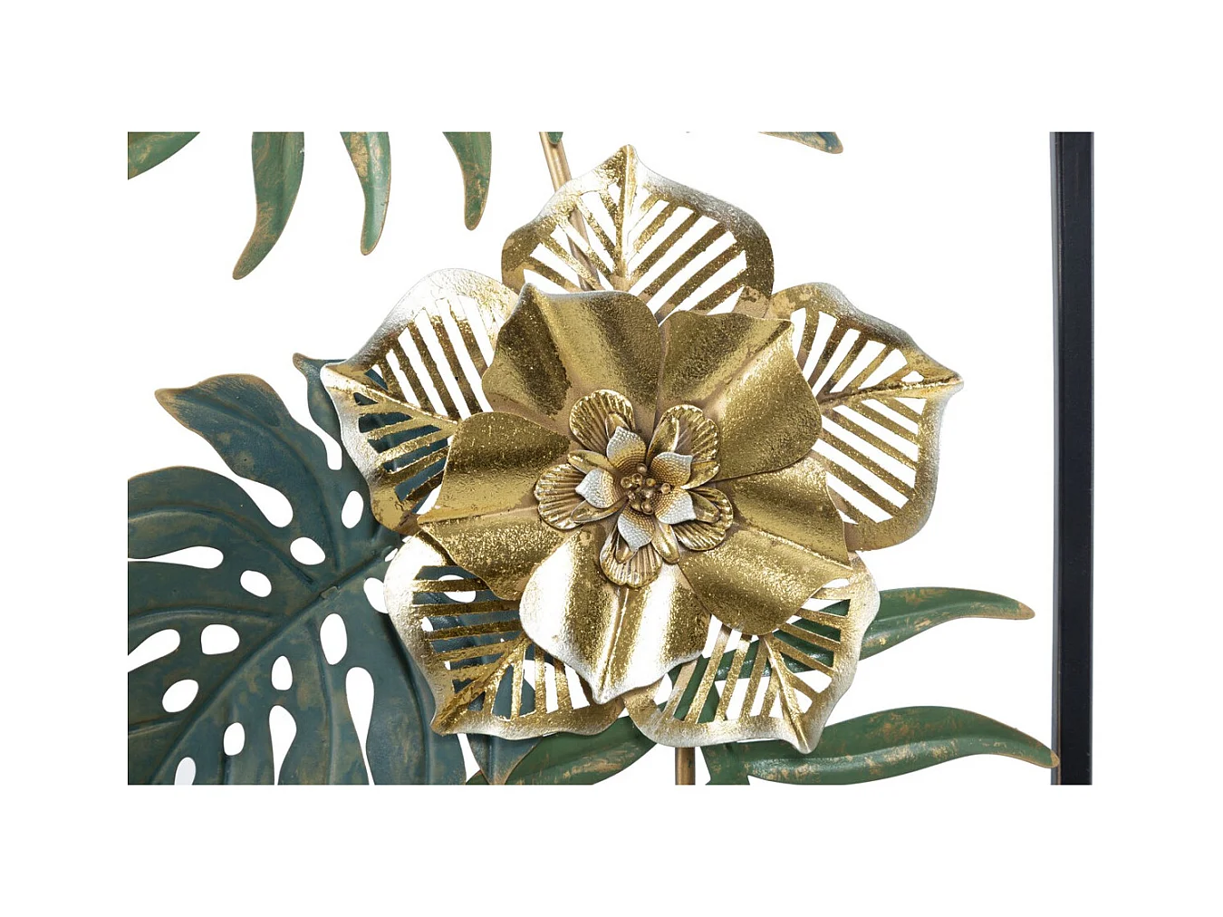 Décoration 3D en Métal Feuille 42, Multicouleur, 31x4x90 cm, Epikasa