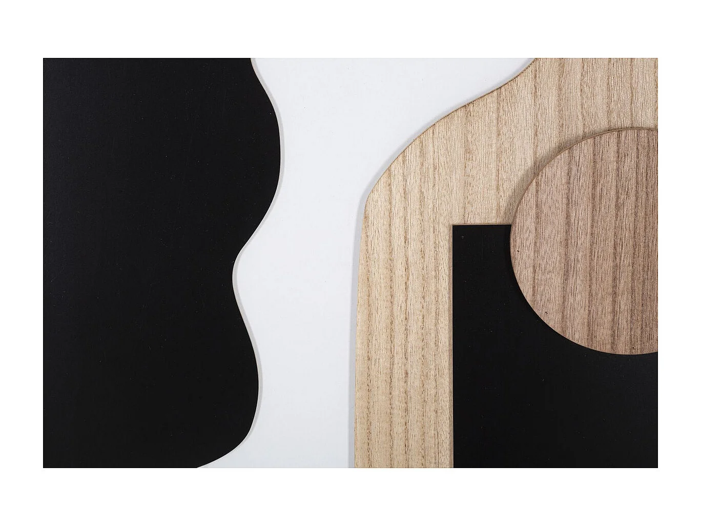 Dekoracja z Metalu i Drewna Geometryczny 6, Wielokolorowy, 60x2x80 cm, Seven Design