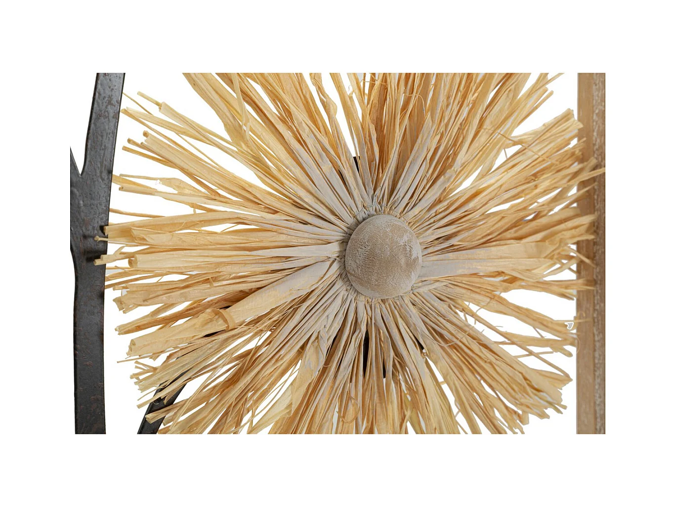 Metalowa Dekoracja 3D Kwiaty 52, Brązowy, 40x3,5x80 cm, Epikasa