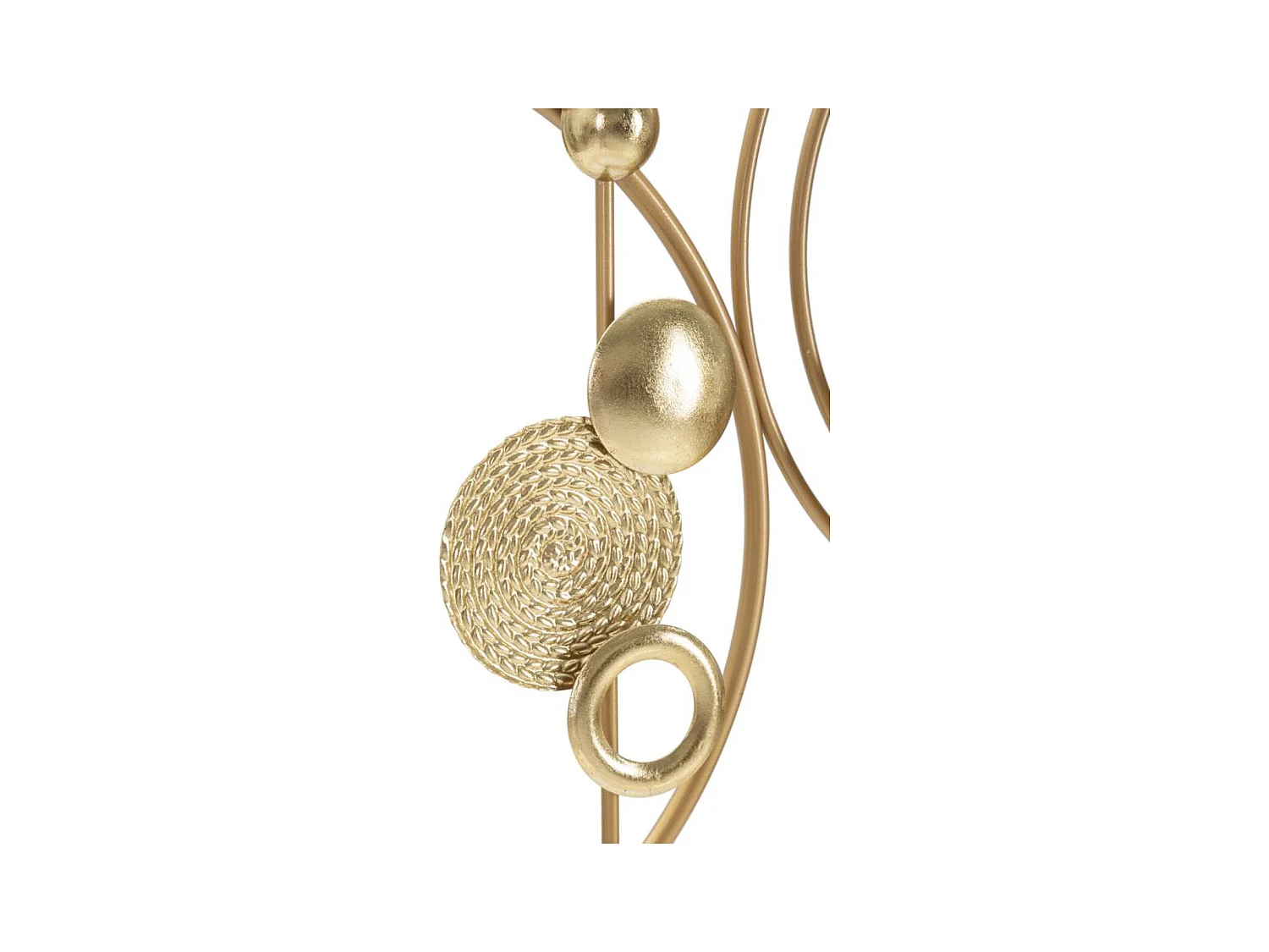 3D Metalen Decoratie Geometrisch 3, Veelkleurig, 49,5x3,8x80 cm, Epikasa