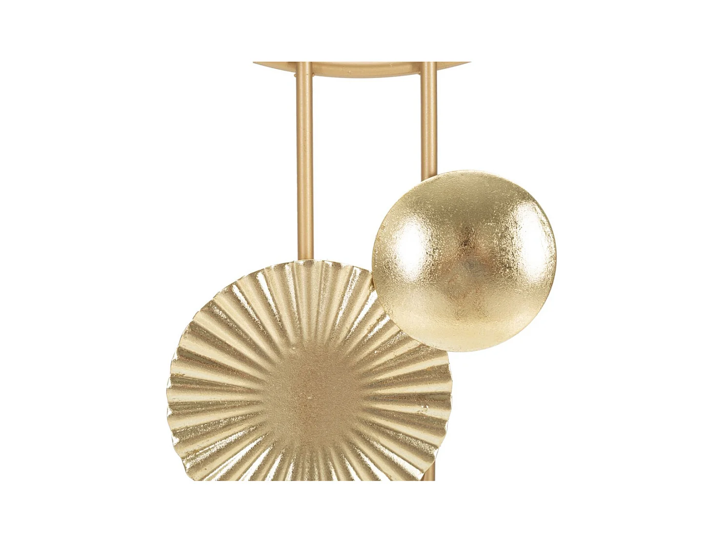 3D Metalen Decoratie Geometrisch 3, Veelkleurig, 49,5x3,8x80 cm, Epikasa