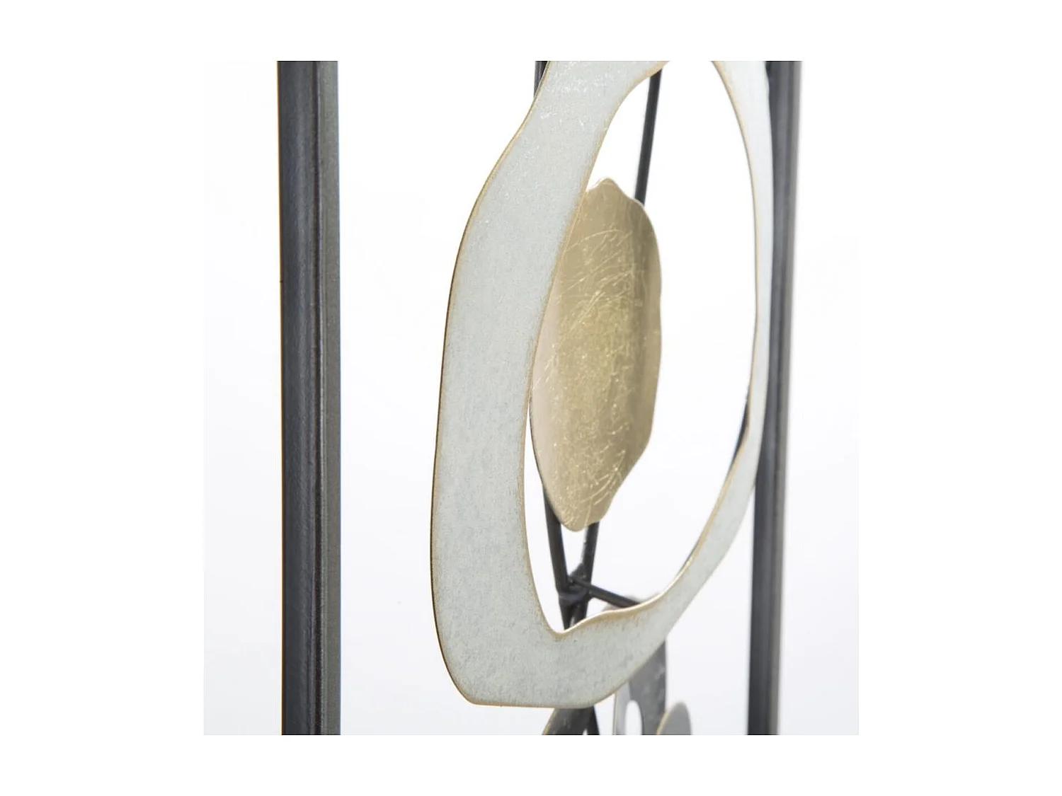 Metalowa Dekoracja 3D Kręgi 15, Wielokolorowy, 28,5x3x74 cm, Seven Design