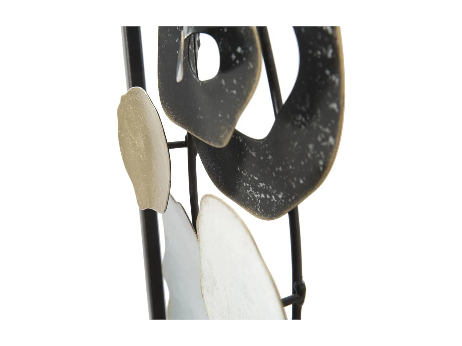 Metalowa Dekoracja 3D Kręgi 15, Wielokolorowy, 28,5x3x74 cm, Seven Design