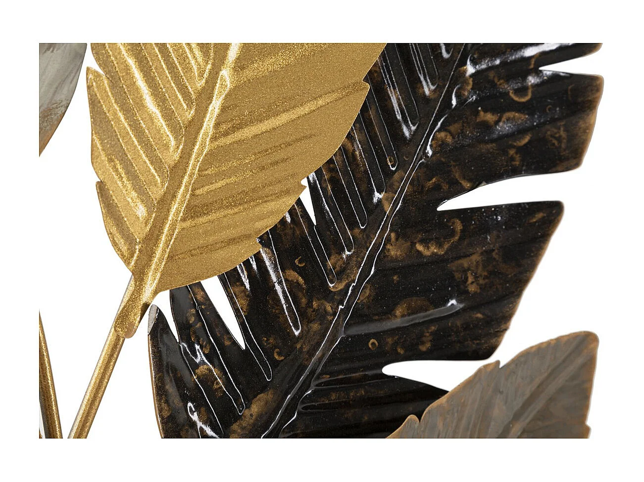 Décoration 3D en Métal Feuille 33, Multicouleur, 73x6x93 cm, Seven Design