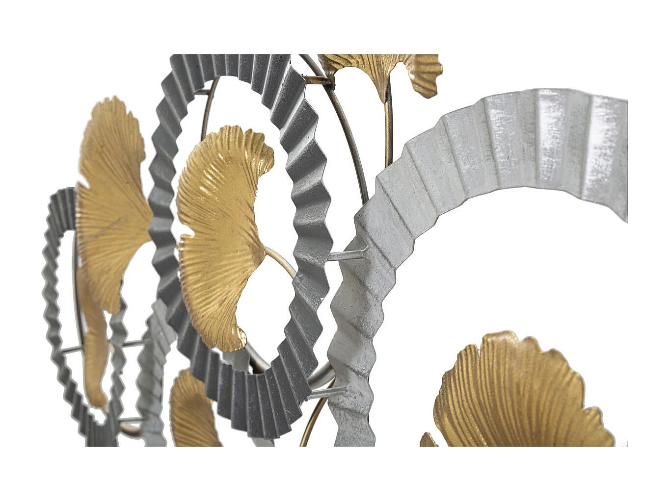 Metalowa Dekoracja 3D Koła 9, Wielokolorowy, 127,5x4x44,5 cm, Seven Design