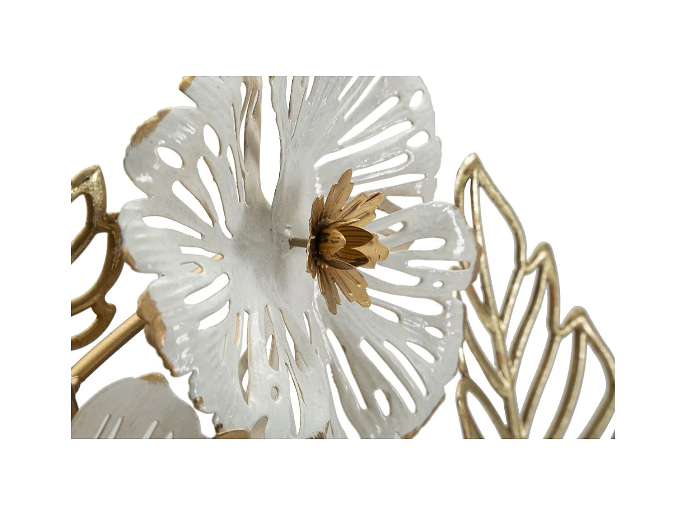 Décoration 3D en Métal Fleurs 33, Multicouleur, 54x6,4x73,7 cm, Seven Design