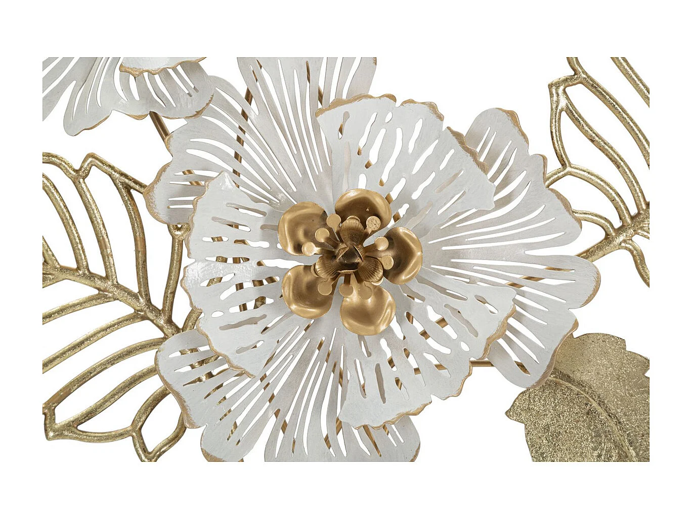 Metalowa Dekoracja 3D Kwiaty 33, Wielokolorowy, 54x6,4x73,7 cm, Seven Design