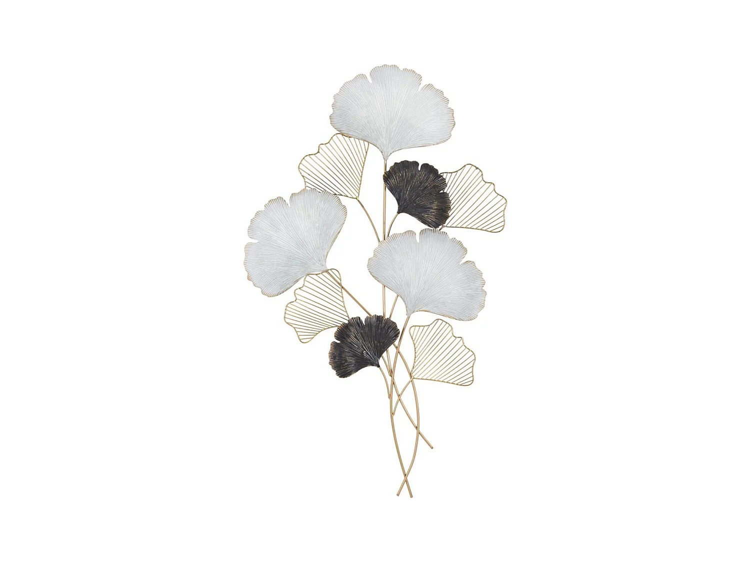 Décoration 3D en Métal Feuille 29, Multicouleur, 66x4x109 cm, Epikasa