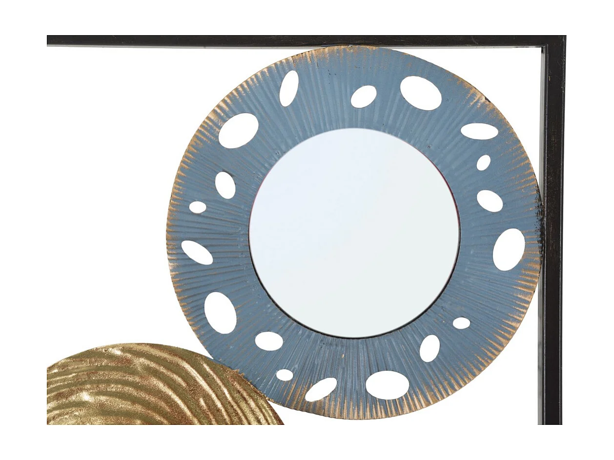 Metalowa Dekoracja 3D Koło 8, Wielokolorowy, 31x3x90 cm, Seven Design