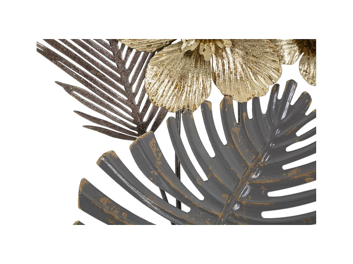 Metalowa Dekoracja 3D Kwiaty 38, Wielokolorowy, 28,6x5,1x74,3 cm, Epikasa