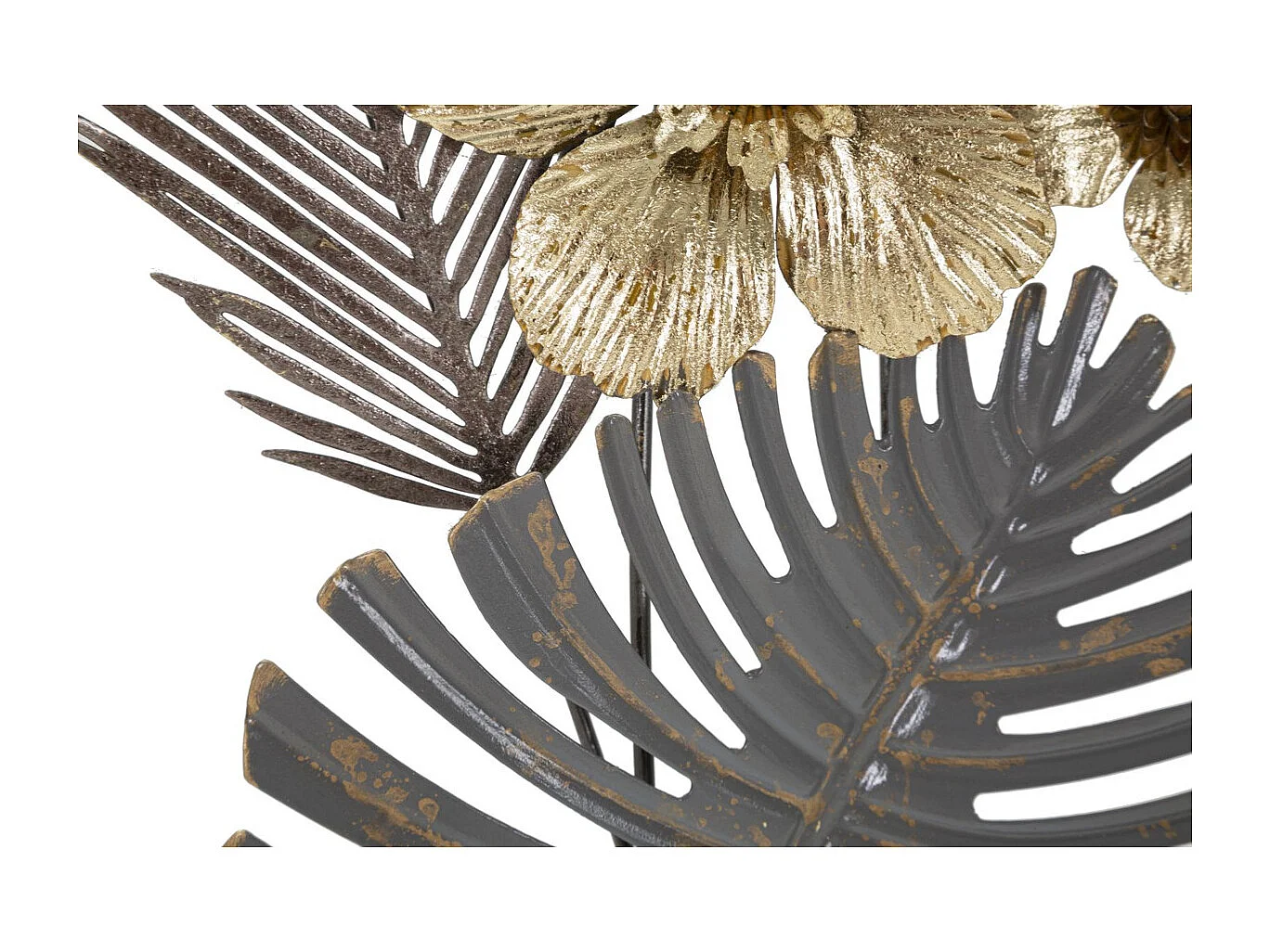 Metalowa Dekoracja 3D Kwiaty 38, Wielokolorowy, 28,6x5,1x74,3 cm, Seven Design