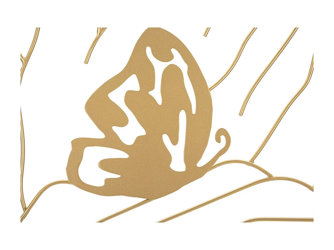 Décoration en Métal Mains, Or, 60x1x80 cm, Seven Design