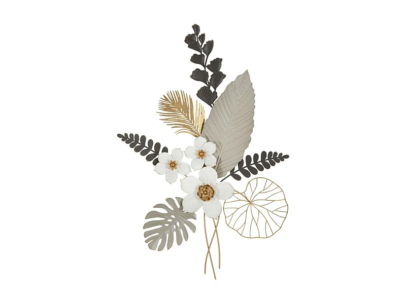 3D Metalen Decoratie Bloemen 24, Veelkleurig, 71x4x96,5 cm, Epikasa