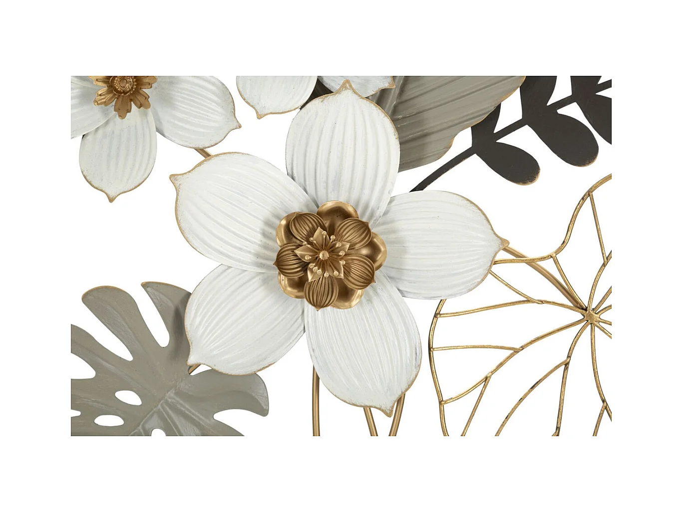 Metalowa Dekoracja 3D Kwiaty 24, Wielokolorowy, 71x4x96,5 cm, Epikasa