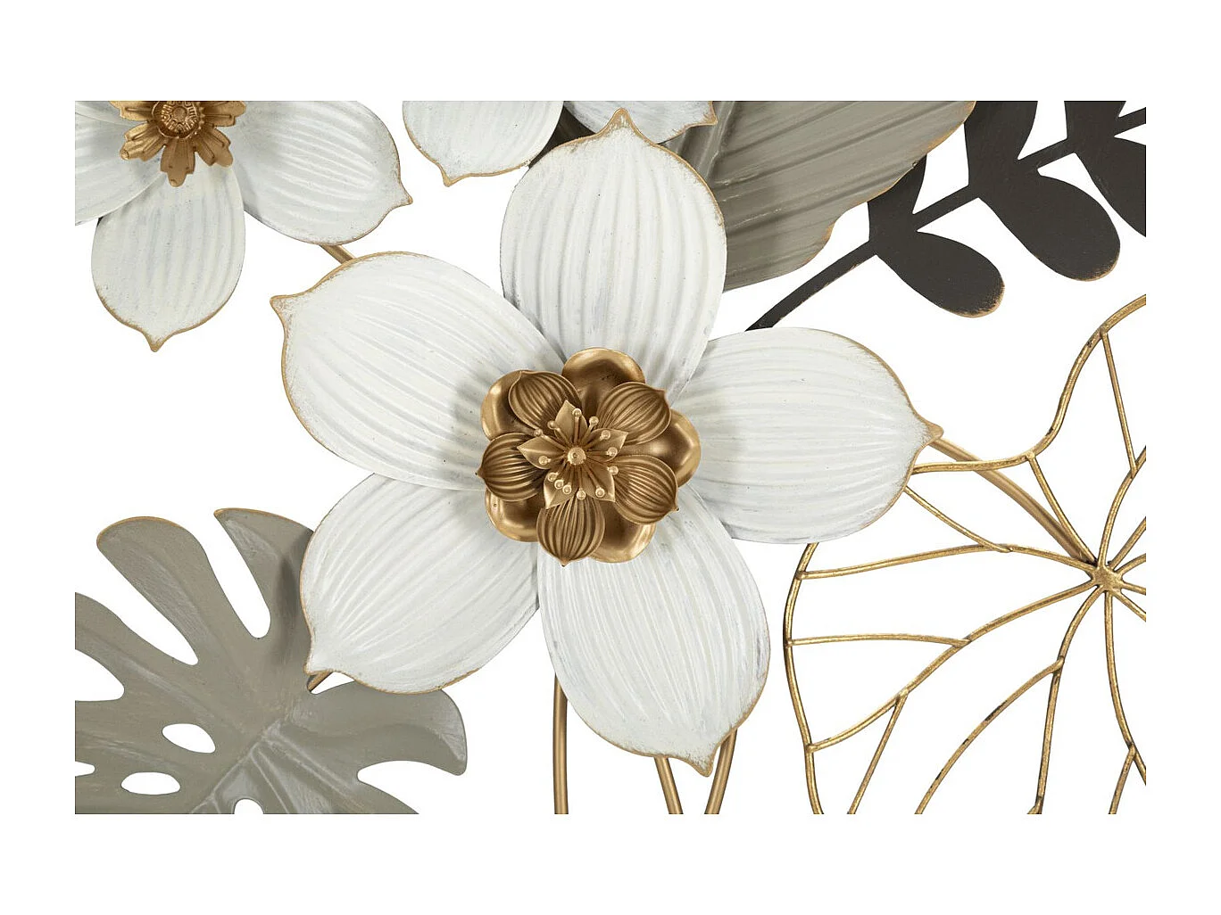 Metalowa Dekoracja 3D Kwiaty 24, Wielokolorowy, 71x4x96,5 cm, Seven Design