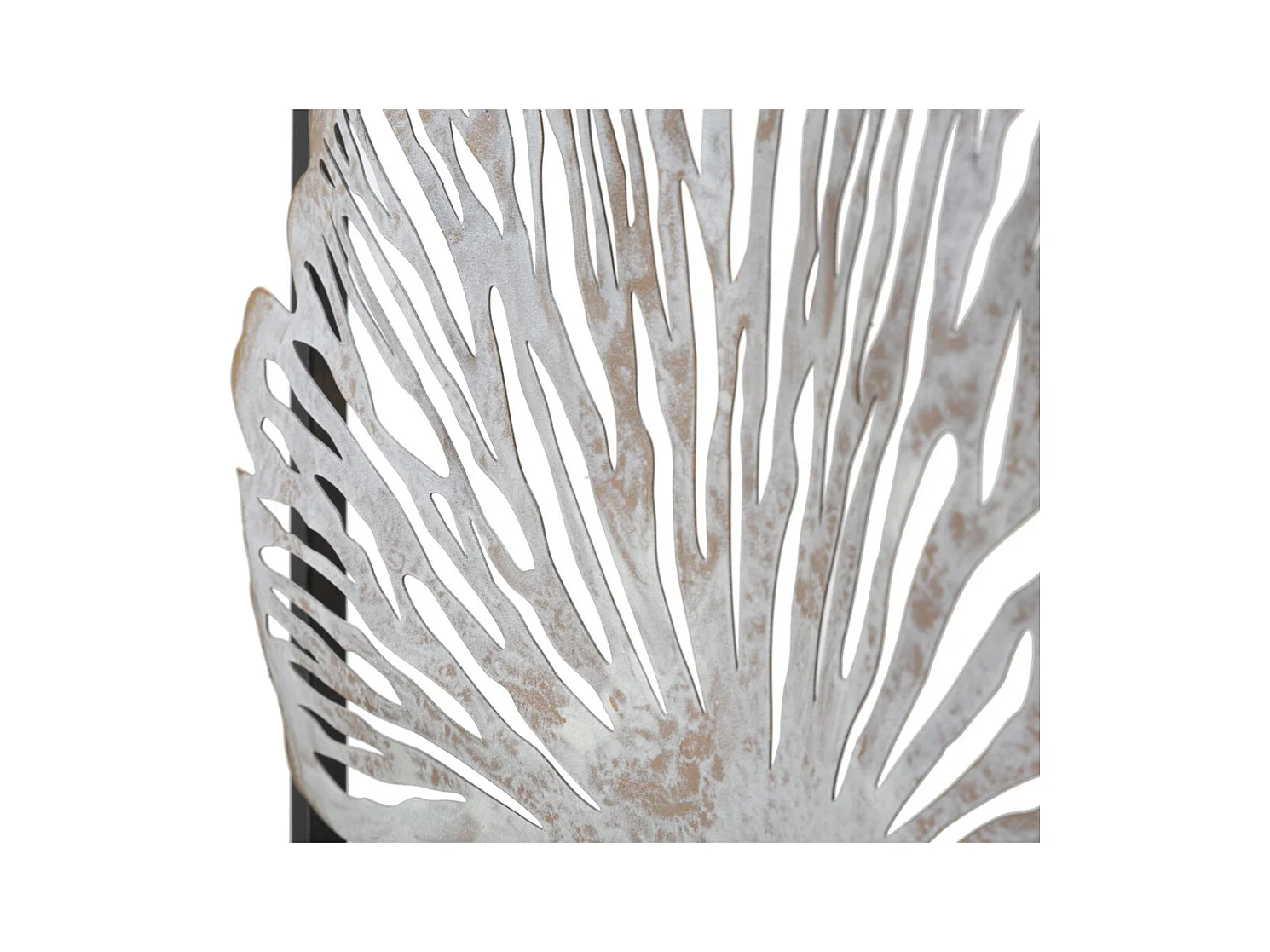 3D Metalen Decoratie Blad 36, Veelkleurig, 31x3,5x90 cm, Epikasa