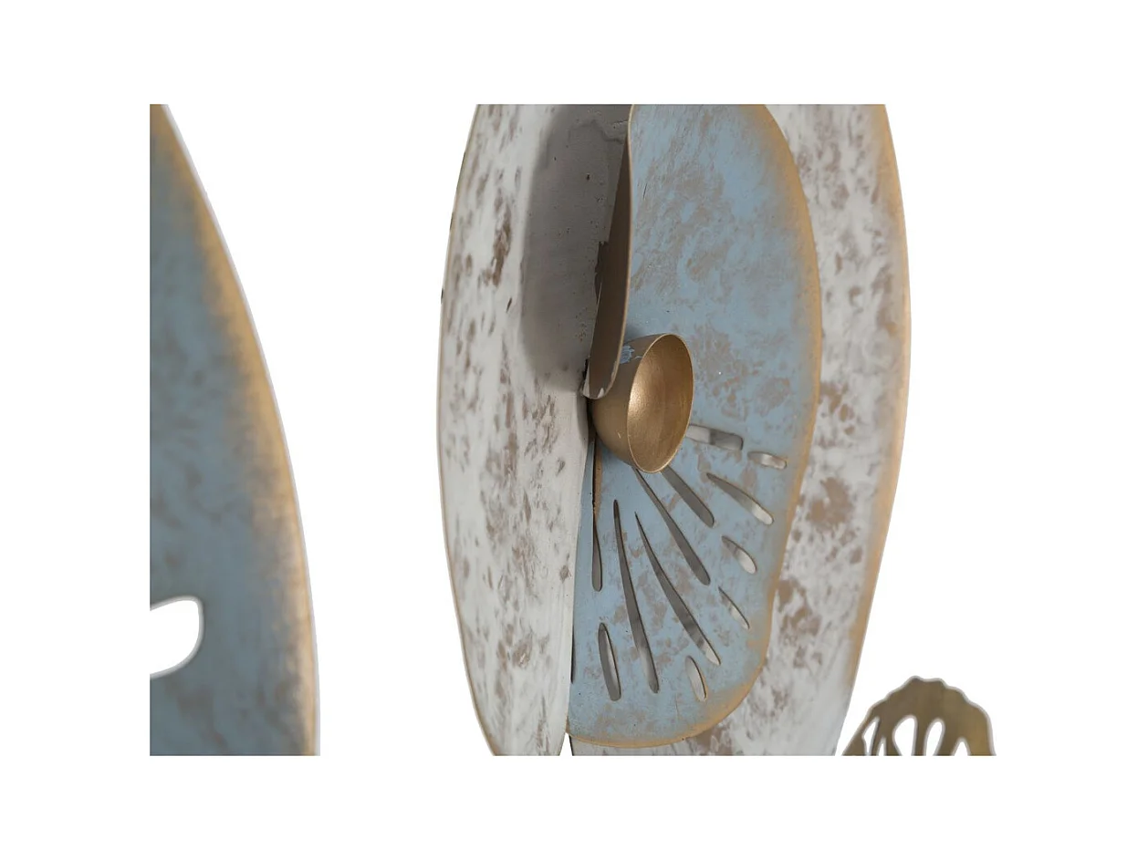 Decoração de Metal 3D Folha 23, Multicolorido, 70x5,5x102 cm, Epikasa