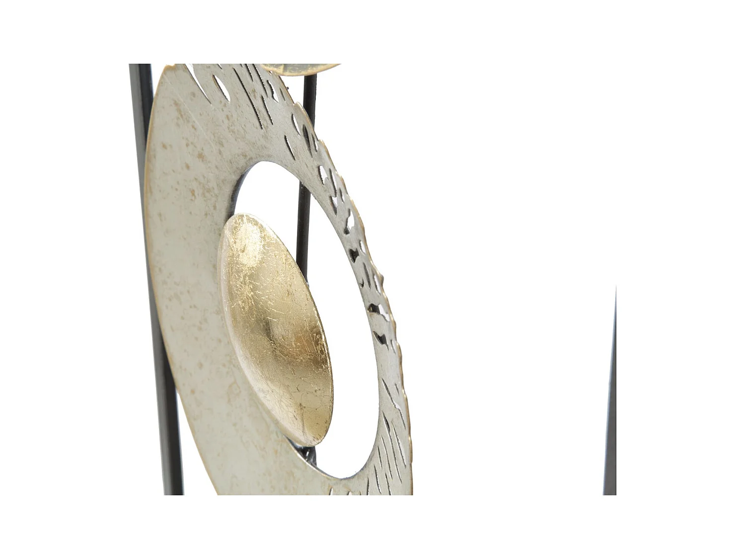 3D Metalen Decoratie Cirkels 14, Veelkleurig, 31x3x89,5 cm, Epikasa