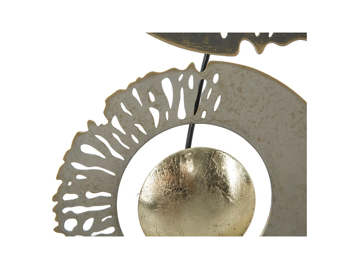 3D Metalen Decoratie Cirkels 14, Veelkleurig, 31x3x89,5 cm, Epikasa