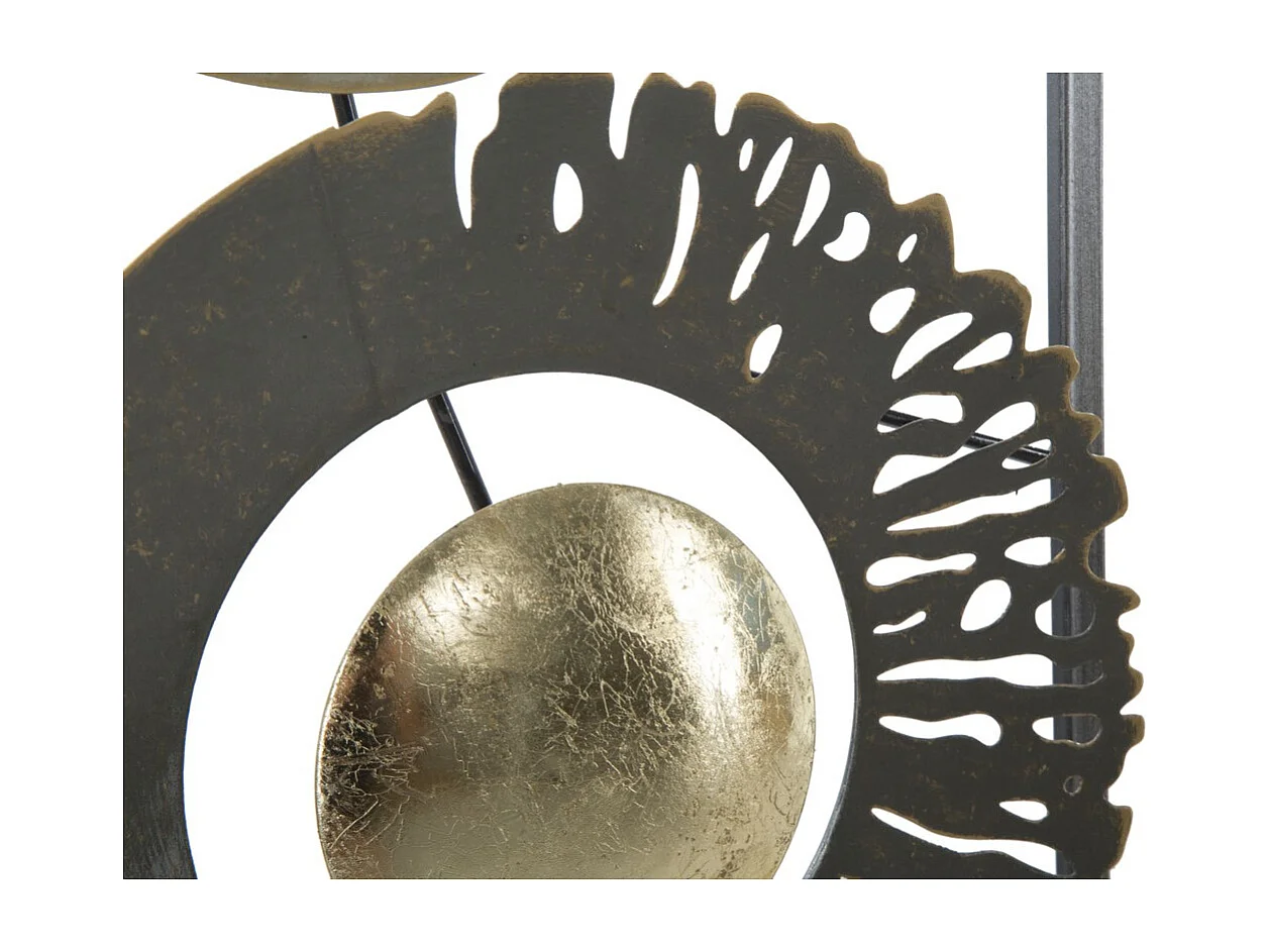 Metalowa Dekoracja 3D Kręgi 14, Wielokolorowy, 31x3x89,5 cm, Seven Design