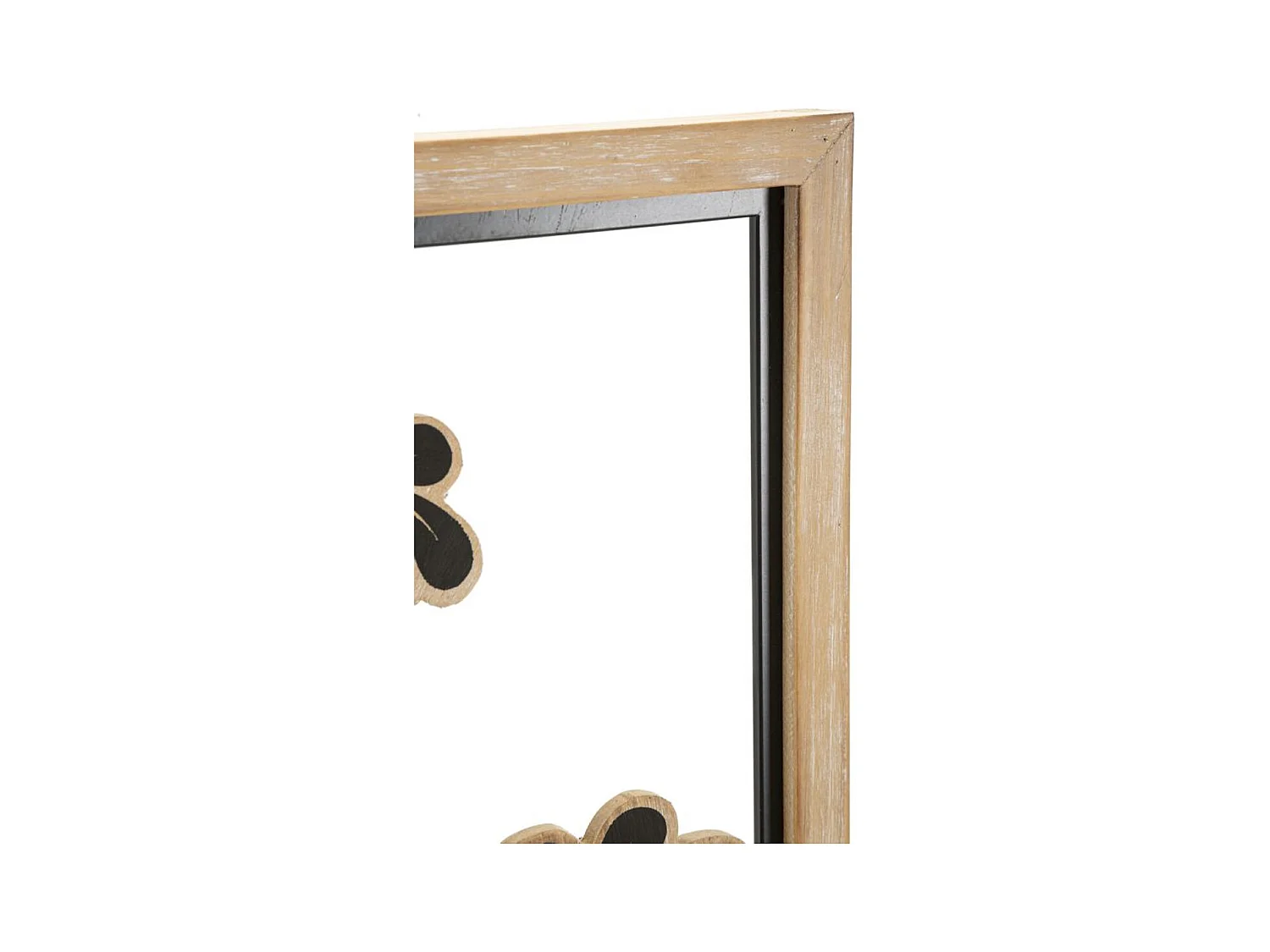 3D Metalen Decoratie Bloemen 46, Bruin, 30x2,5x60 cm, Epikasa