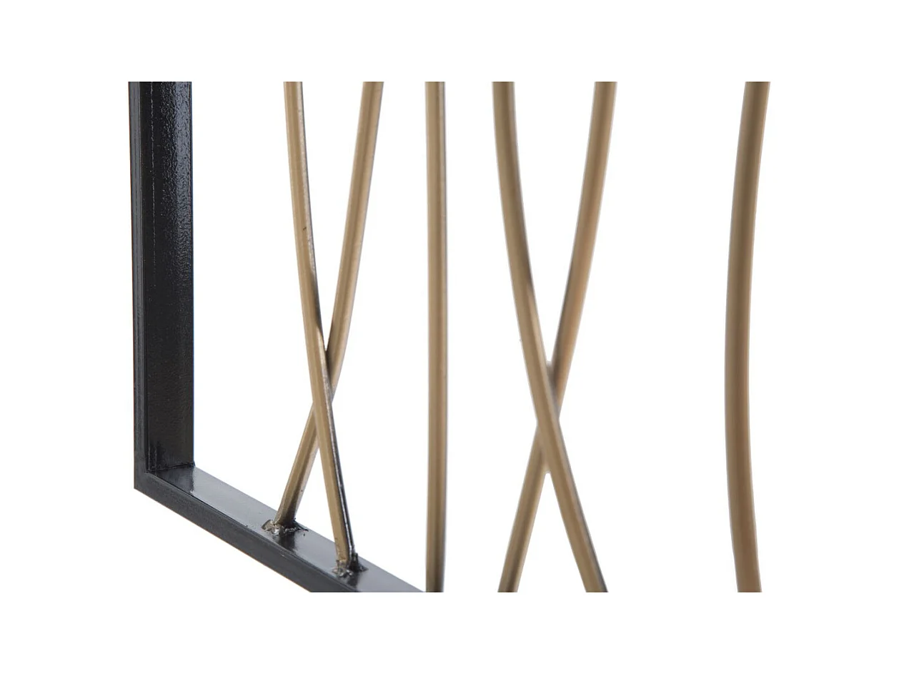 Metalowa Dekoracja 3D Liść 12, Wielokolorowy, 66x4,5x100 cm, Epikasa