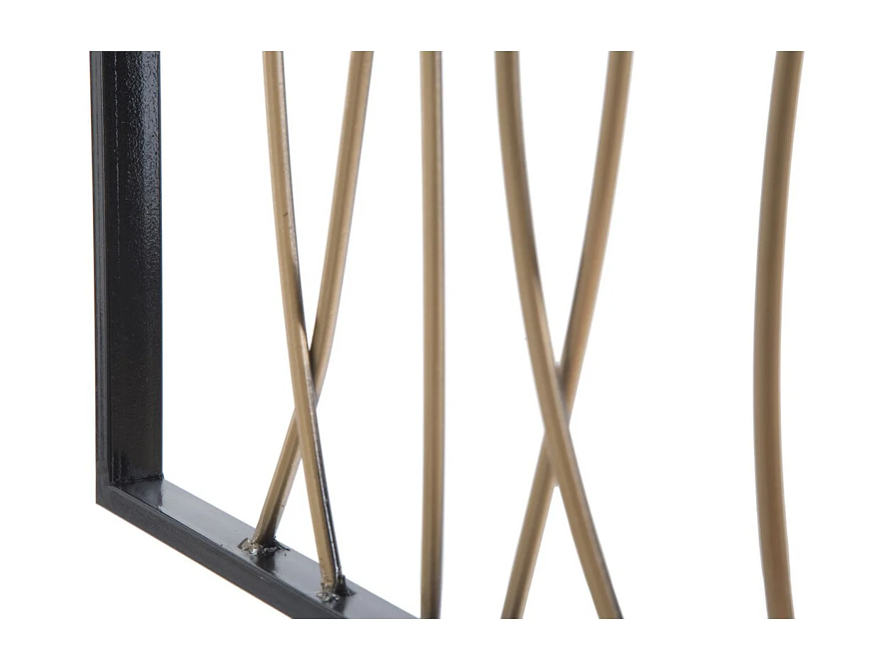 Metalowa Dekoracja 3D Liść 12, Wielokolorowy, 66x4,5x100 cm, Seven Design