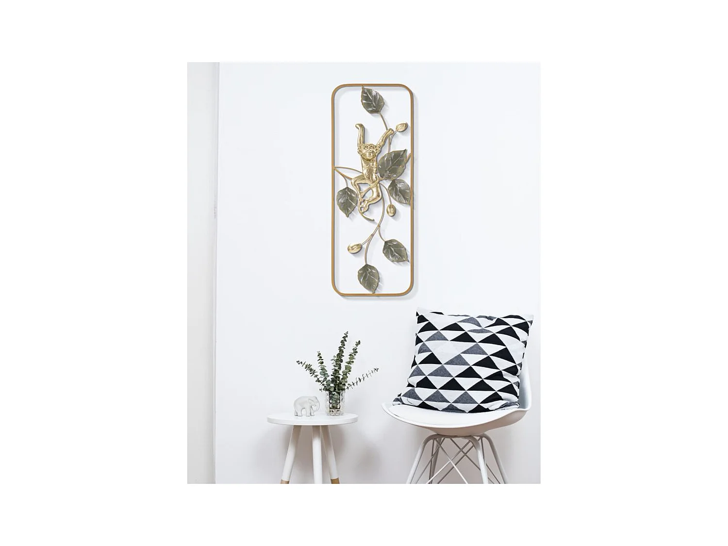 3D Metalen Decoratie Bloemen 43, Veelkleurig, 28,6x3,8x74,3 cm, Epikasa