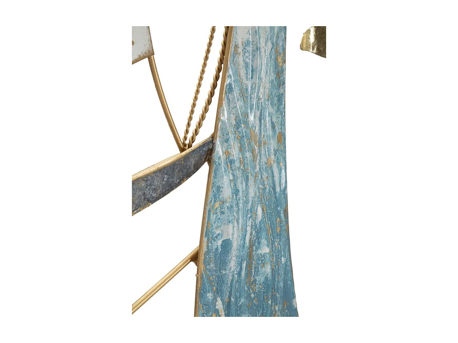 Metalowa Dekoracja 3D Łodzie 6, Wielokolorowy, 51,4x4x87 cm, Seven Design