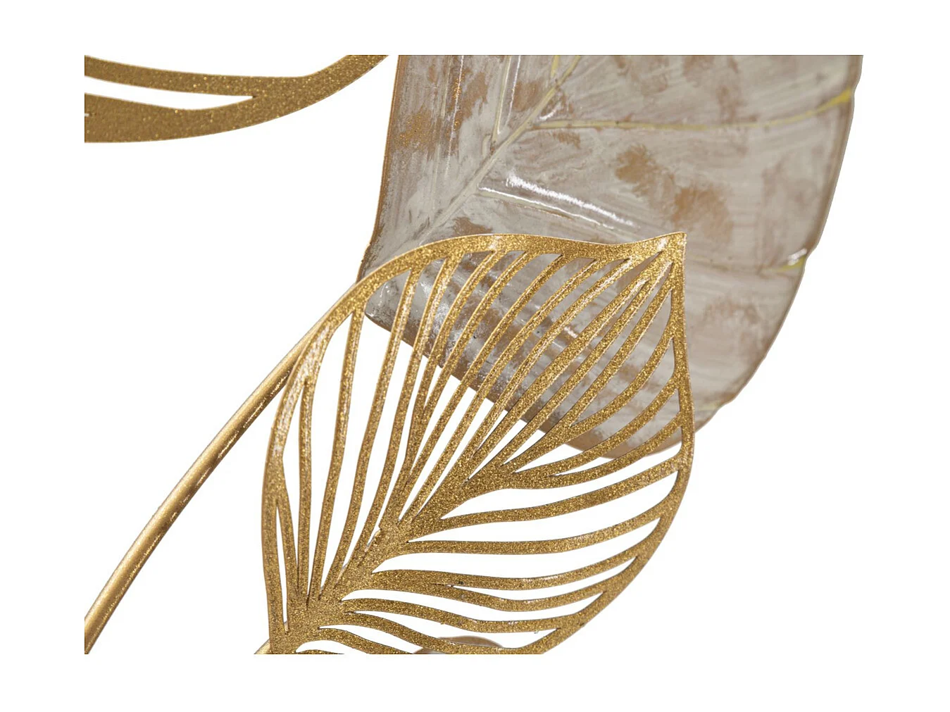 Décoration 3D en Métal Feuille 38, Multicouleur, 63x4x85 cm, Seven Design