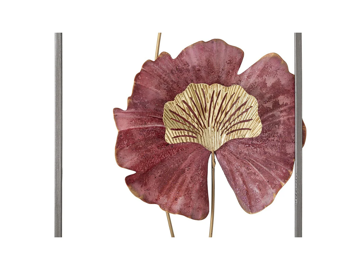 Décoration 3D en Métal Fleurs 41, Multicouleur, 28,6x4,4x74,3 cm, Seven Design