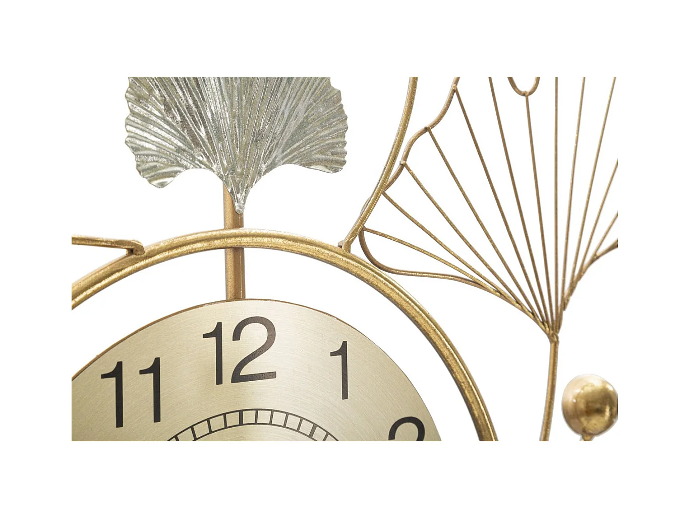 Décoration 3D en Métal Feuille 37, Multicouleur, 52,5x3,5x102 cm, Seven Design