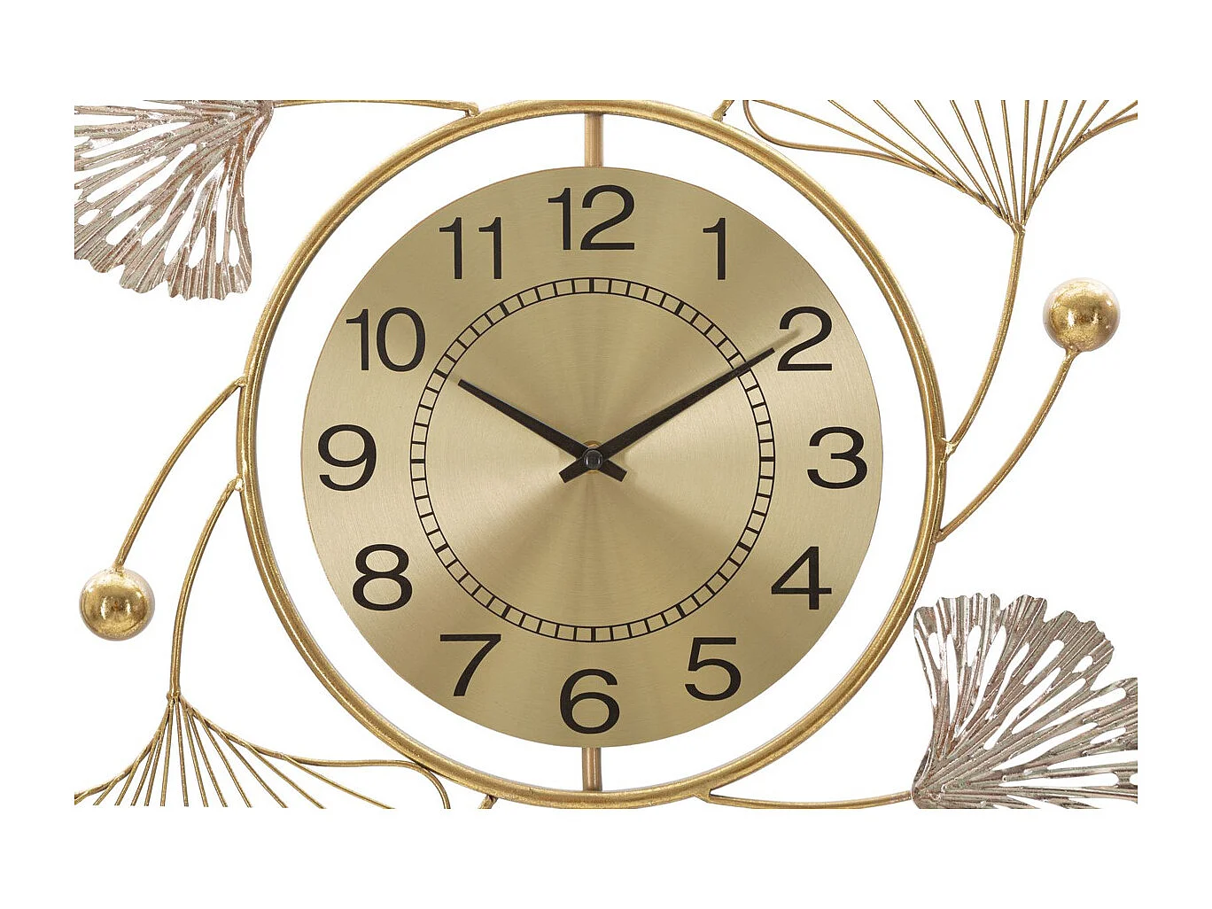 Décoration 3D en Métal Feuille 37, Multicouleur, 52,5x3,5x102 cm, Seven Design