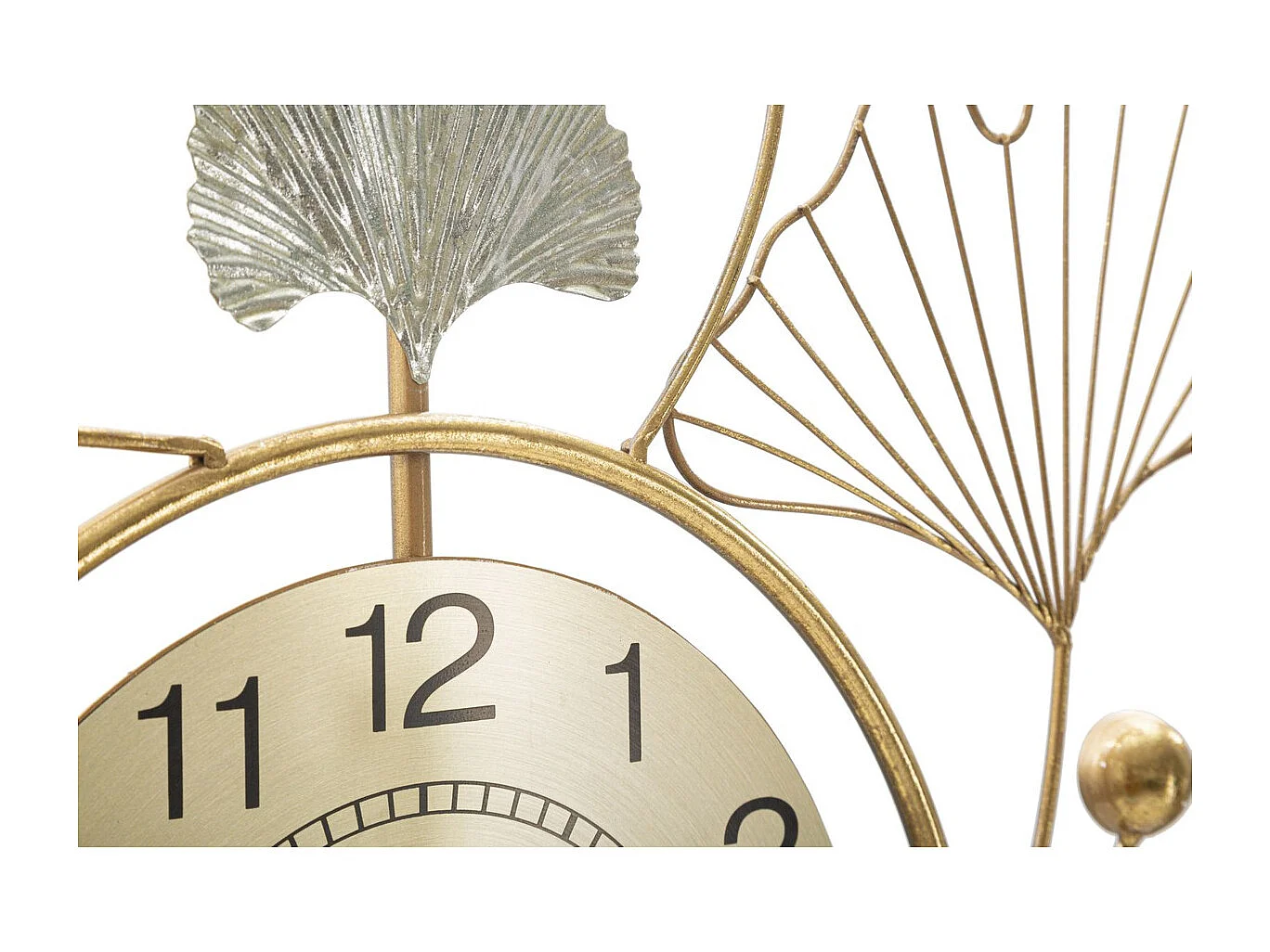 Décoration 3D en Métal Feuille 37, Multicouleur, 52,5x3,5x102 cm, Seven Design