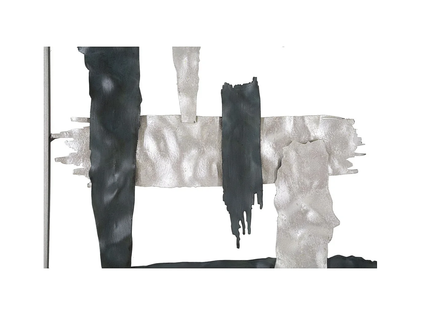 Décoration 3D en Métal Géométrique 4, Multicouleur, 28,6x2,5x74,3 cm, Seven Design