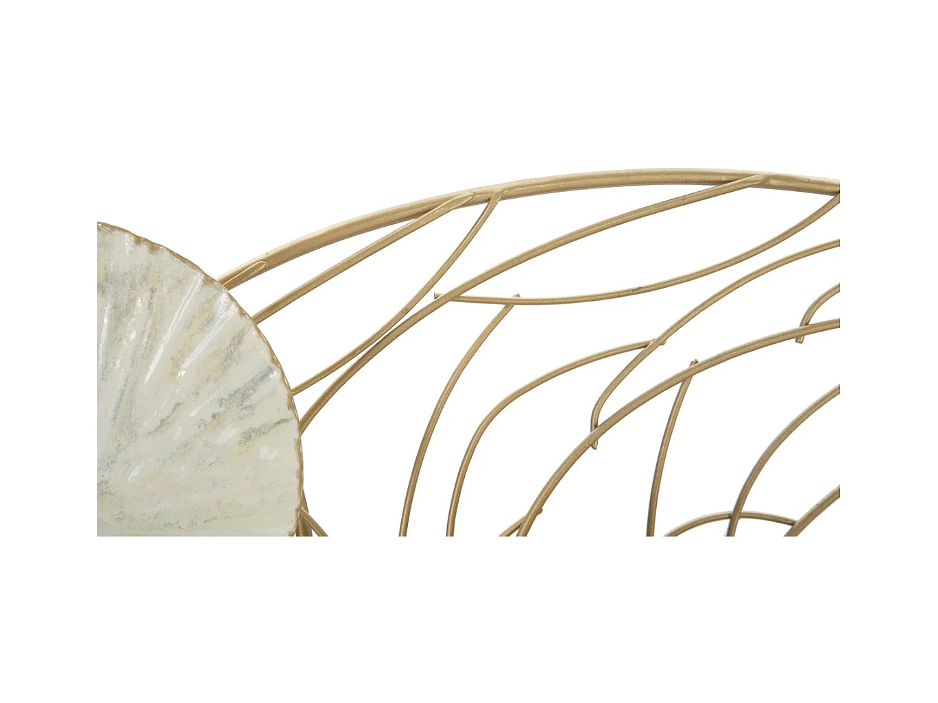 Metalowa Dekoracja 3D Kręgi, Wielokolorowy, 124,5x9,5x55 cm, Epikasa