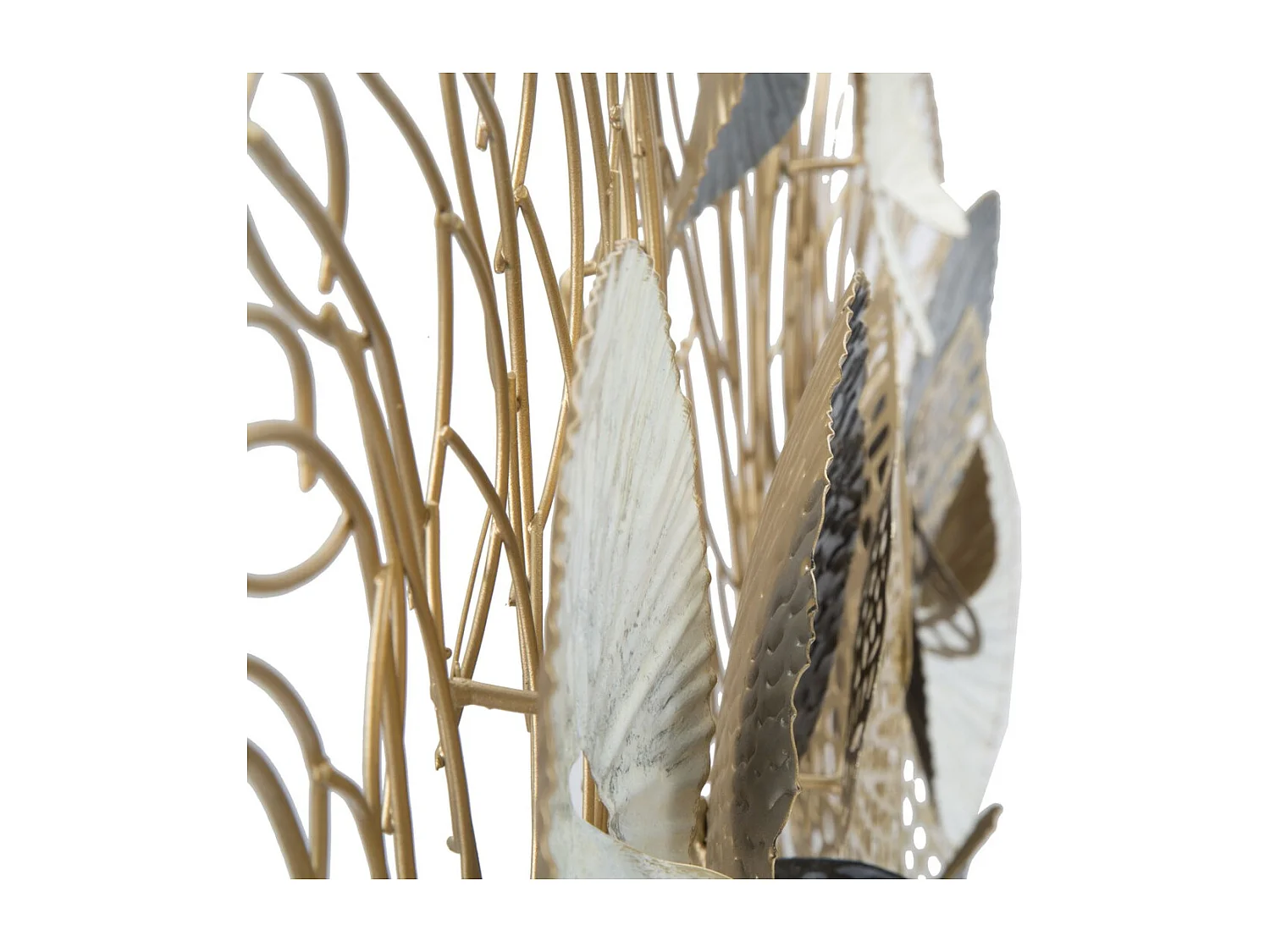 Décoration 3D en Métal Cercles, Multicouleur, 124,5x9,5x55 cm, Seven Design