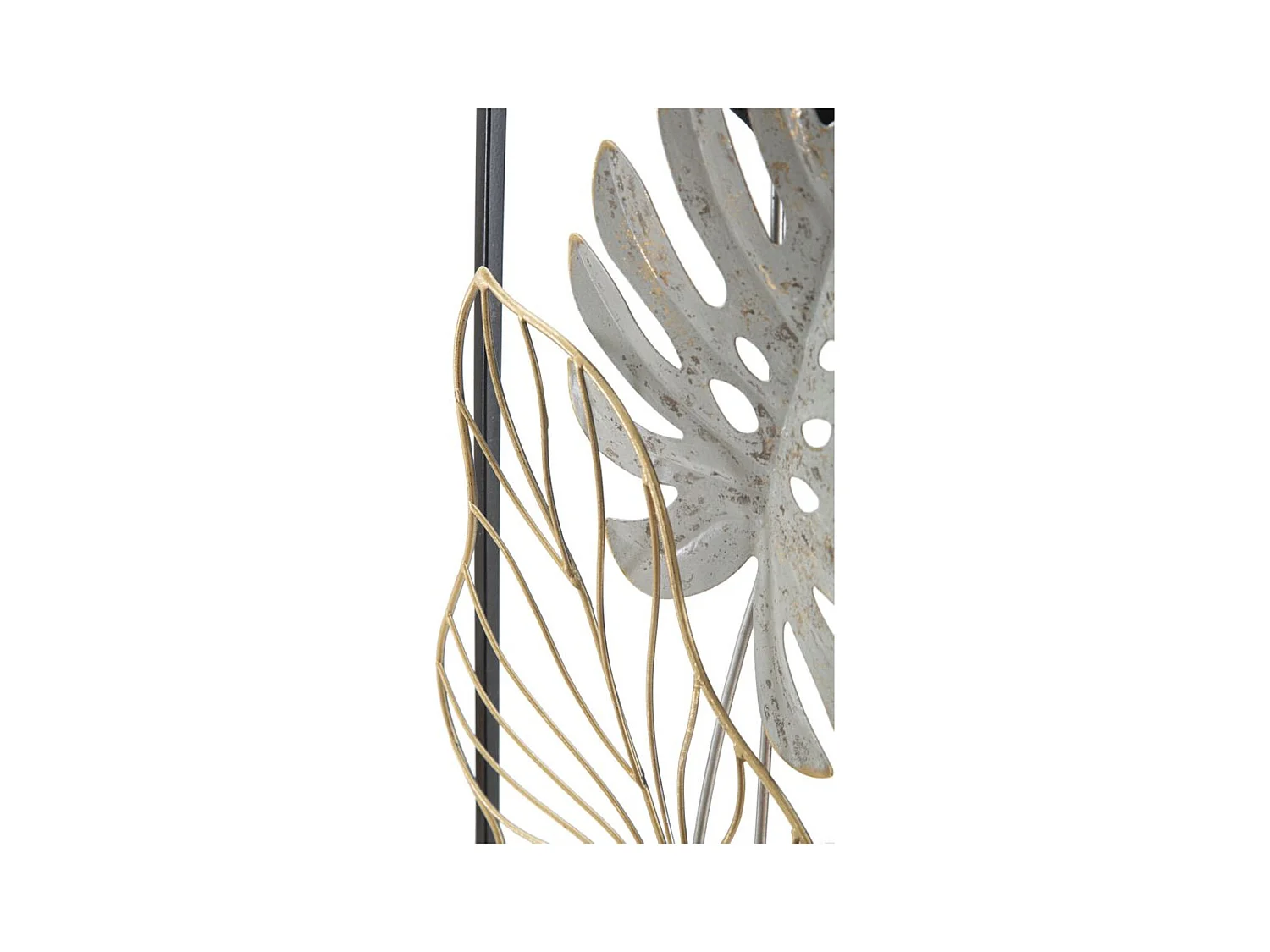 Décoration 3D en Métal Palme 3, Multicouleur, 28,5x3x74 cm, Seven Design