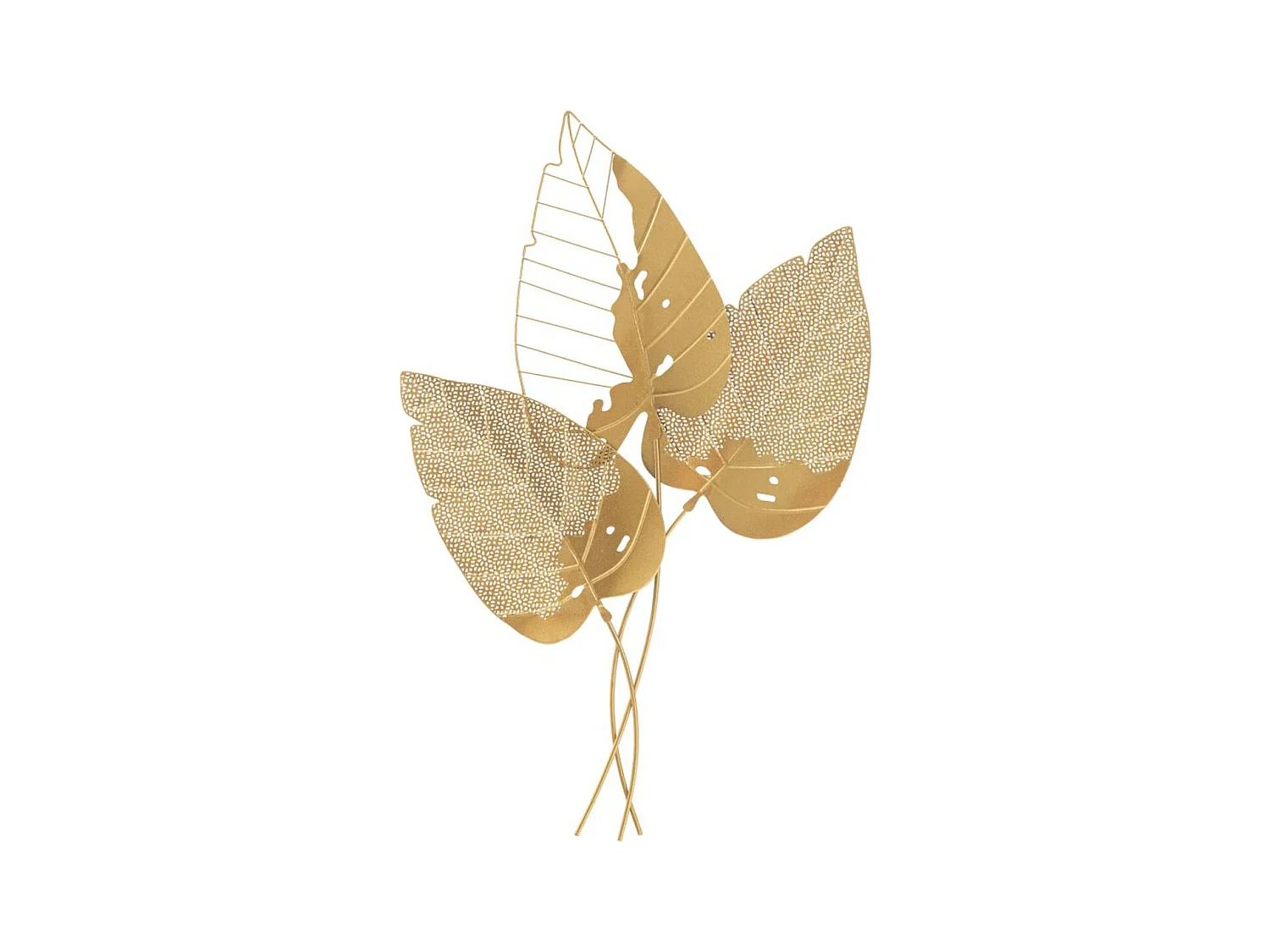 3D Metalen Decoratie Blad 49, Veelkleurig, 53x4x84,5 cm, Epikasa