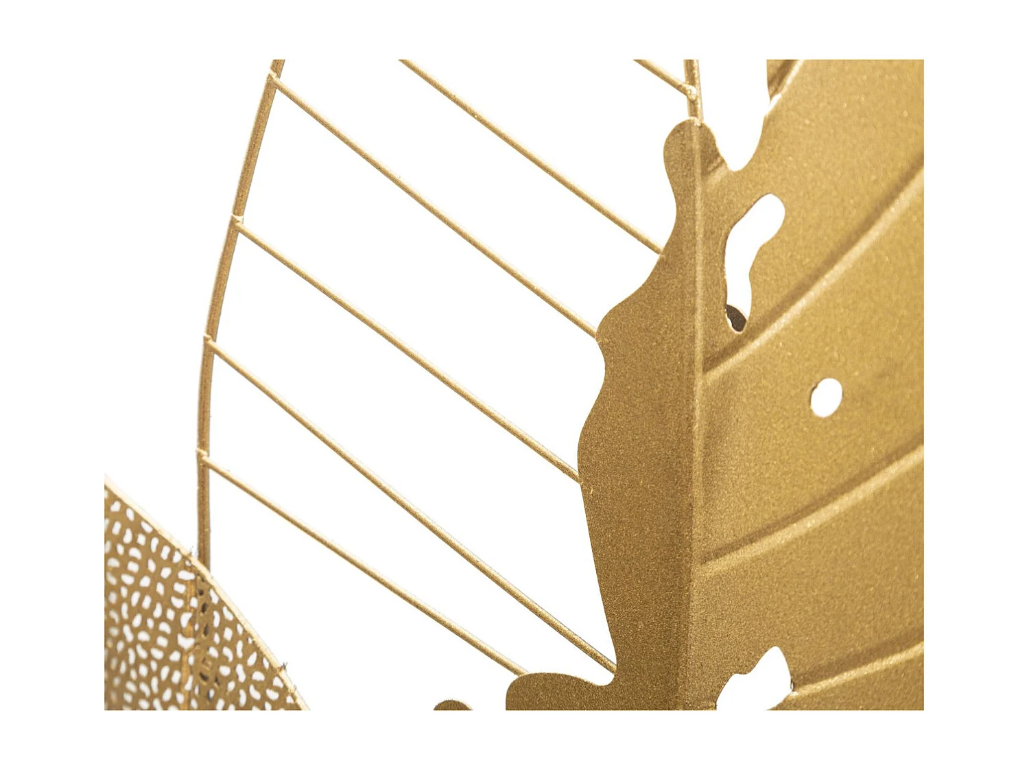 Decorazione in Metallo 3D Foglia 49, Multicolore, 53x4x84,5 cm, Seven Design