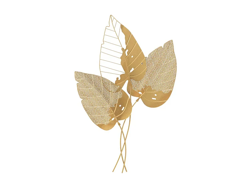 Metalowa Dekoracja 3D Liść 49, Wielokolorowy, 53x4x84,5 cm, Seven Design